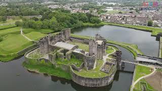 The Beauty of Tintern Abbey & Caerphilly Castle from the Air | 4K Cinematic Drone | Wales, UK