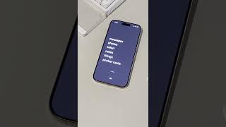 iOS 18 Minimal Home Screen  #ios18 #dumbphone #iphone16 #setup