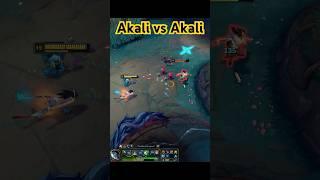 Akali vs Akali#lol #outplay #gaming #lolshorts #league #1v1 #akali #gg #wp #shorts #lofimusic