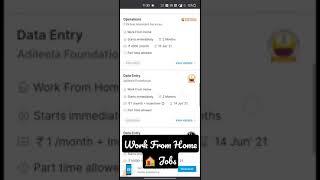 Work From Home  Jobs | Data Entry Jobs at Internshala