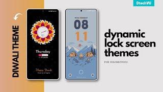 Dynamic Lock Screen Themes for Xiaomi HyperOS | Best HyperOS lock screen themes