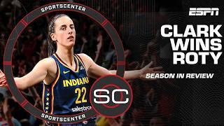 CAITLIN CLARK WINS WNBA ROOKIE OF THE YEAR  Best moments of her first season  | SportsCenter