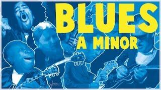 Blues Backing Track in A Minor