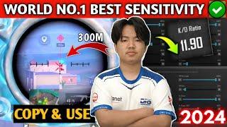 WORLD NO.1 BEST SENSITIVITY  DRS SLEEPY 3.5 SENSITIVITY 2024 | BGMI | PUBG MOBILE |