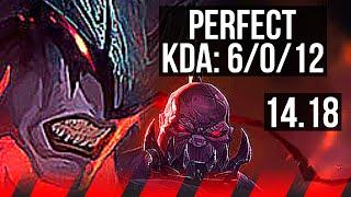 AATROX vs SION (TOP) | 6/0/12, 600+ games, Dominating | NA Master | 14.18