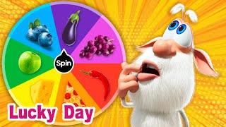 Booba  Lucky Wheel Day  Funny cartoons for kids - BOOBA ToonsTV