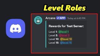 Setup Level Roles Using Arcane Bot (Rank Roles)