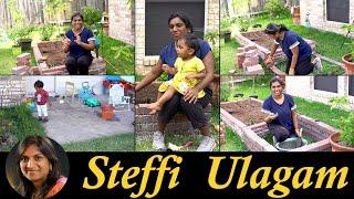 Raised Garden Bed in Tamil - Steffi Ulagam | Setting up a Garden bed for Vegetable Garden