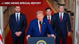 LIVE: Trump says Iran nuclear sites 'completely and totally obliterated' by U.S. bombs | NBC News