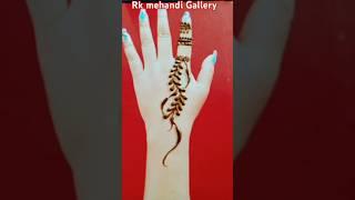 simple mehandi design easy beautiful #mehndi #henna #mehndidesign