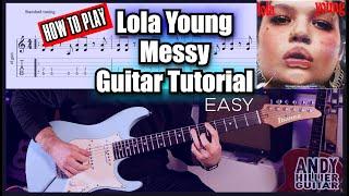 How to play Lola Young - Messy Guitar Tutorial