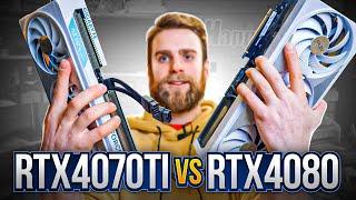 Битва RTX4070ti vs RTX4080! Кто лучше? Какую купить? Зачем все это!))) 