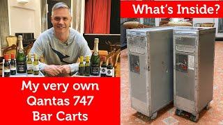 I Bought Two Fully Stocked Qantas 747 Bar Carts!