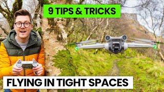 9 TIPS FOR FLYING IN TIGHT SPACES! | DJI Mini 4 Pro / Mini 3 Pro Tips For Beginners