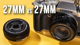 TTArtisan AF 27mm f2 8 XF vs Fujifilm 27mm f/2.8 WR (Fuji X APSC)