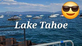 [4K]  Lake Tahoe Part 1 - Marina of Commons Beach - إستكشاف بحيرة تاهو بولايتى كاليفورنيا ونيفادا