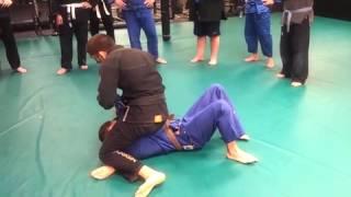 Triangle Choke from the Knee on Belly