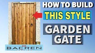 How To Easily Build A Garden Gate For Your Fence In Just Minutes!