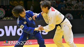 Christa Deguchi bests Huh Mi-Mi; wins first-ever judo gold for Canada | Paris Olympics | NBC Sports