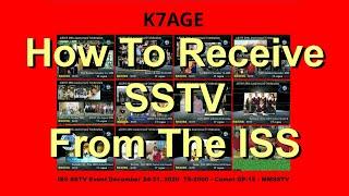 How to receive SSTV images from the ISS