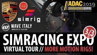 SimRacing Expo 2019 Virtual Tour [3/3] -- More Motion Simulators!