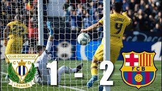 Leganes vs Barcelona [1-2], La Liga 2019/20 - MATCH REVIEW