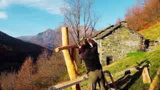 EP 63 | Solar Tree Building, Firewood, Chilly Mountains, Wood Stove Cooking