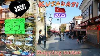 Kuşadasi city center during winter December 2022 | KUSADASI TURKEY