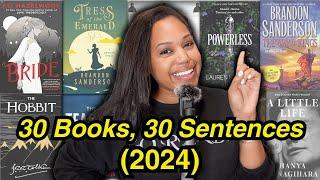 One-Sentence Reviews of Every Book I Read in 2024!