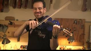 Rob Flax plays his Flax-a-tron LIVE from THE VIOLIN SHOP San Diego, "At The Bench"