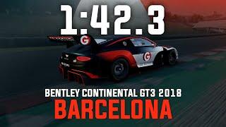 Barcelona 1:42.3 - Bentley Continental (GT3 2018) - GO Setups | ACC 1.9.8