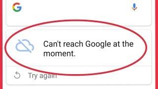 Fix Google Search Issue || Can't reach Google at the moment. Error Problem Solve In Android