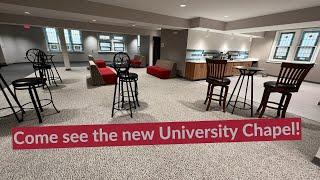 See the new University Chapel at UIndy!