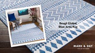 Beugt Global Blue Area Rug