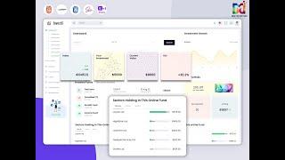 Investment Portfolio Management dashboard for mutual fund Website – InvestX