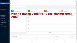 LeadPro - Lead Management CRM | How to Install LeadPro - Lead Management CRM