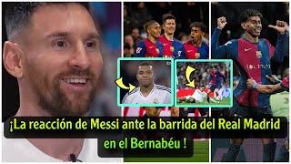 ¿Qué dijo Messi sobre la gran victoria del Barcelona sobre el Real Madrid por 4-0 en el Bernabéu?