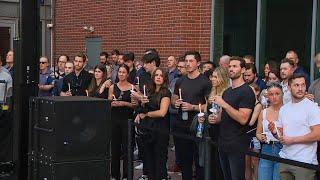 Blue Jackets vigil for Johnny and Matthew Gaudreau