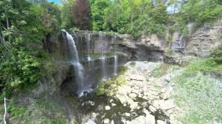 4k Aerial View of Webster Falls Hamilton Ontario with the Phantom2 and GoPro Hero4