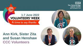 International Volunteers Week 2022 at The Clatterbridge Cancer Centre