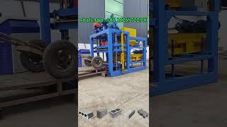 concrete block making machine for cement hollow blocks, 4 6 8 inch solid block hourdi, paver in USA