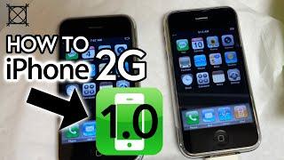 How to downgrade your iPhone 2G to iPhone OS 1.0