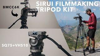 My new Favourite Pro Video Tripod for my BMCC6K & BMPCC 6K PRO (SIRUI SQ75 + VH10 REVIEW)