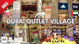 Dubai Outlet Village SALE! Exciting Deals Up to 75% Off Shopping Spree in 2024 | 4K Walking Tour 