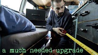 After four years it's still not right!  Van Life interior renovations.