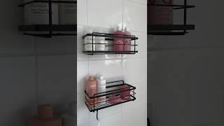 Perfect way to organise your shower️#aesthetic #bathroom #organization #thatgirl #amazon #trending