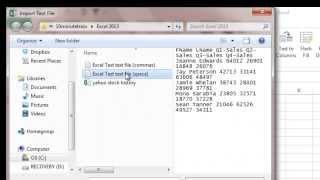 Excel 2013 Tutorial 9: Importing Data