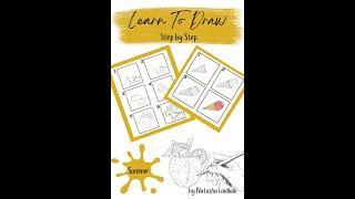 New Book Release- step by step learn to draw - Summer Theme