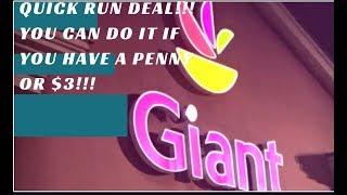 Extreme Couponing!!! Giant Run Deal!!!