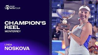 Linda Noskova locks in her first Hologic WTA Tour title 